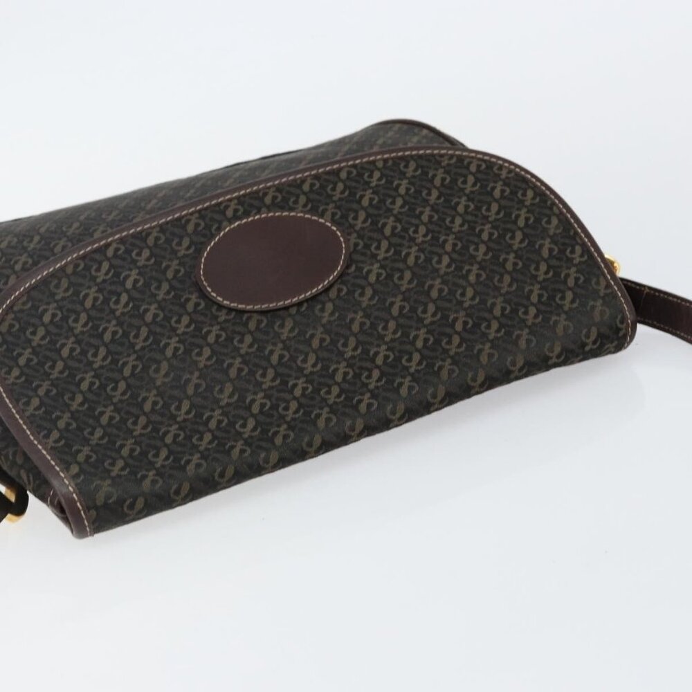 Authentic LOEWE Anagram Shoulder Bag Canvas Brown Gold - Picture 13 of 16